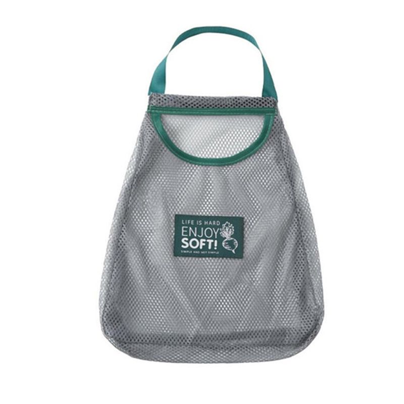Nuobo Verduras Cebolla Patata Bolsa de Almacenamiento para Colgar Hueca Transpirable Malla Bolsa Cocina ajo Jengibre de Malla Bolsa de Almacenamiento