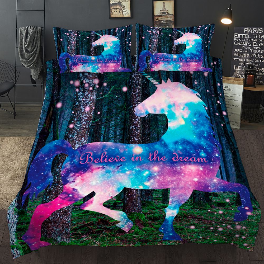 galaxy unicorn bedding