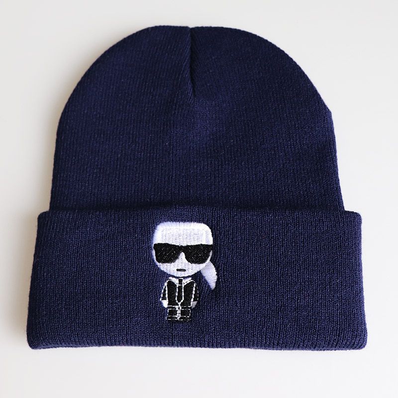 Karl Hop Designer Skullies Cap Knitted Hat Beanie Winter Warm Hat Karl Hop Designer Skullies Cap Knitted Hat Beanie Winter Warm Hat