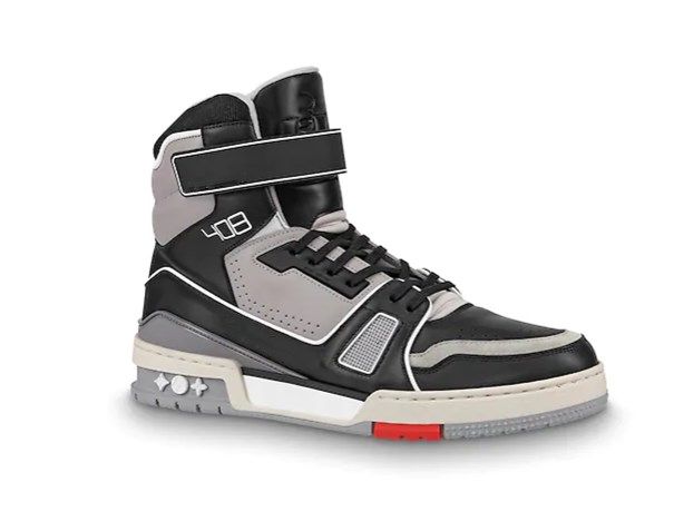 Últimas botas vintage para hombre Zapatillas de deporte de cuero, de baloncesto para hombre Botas