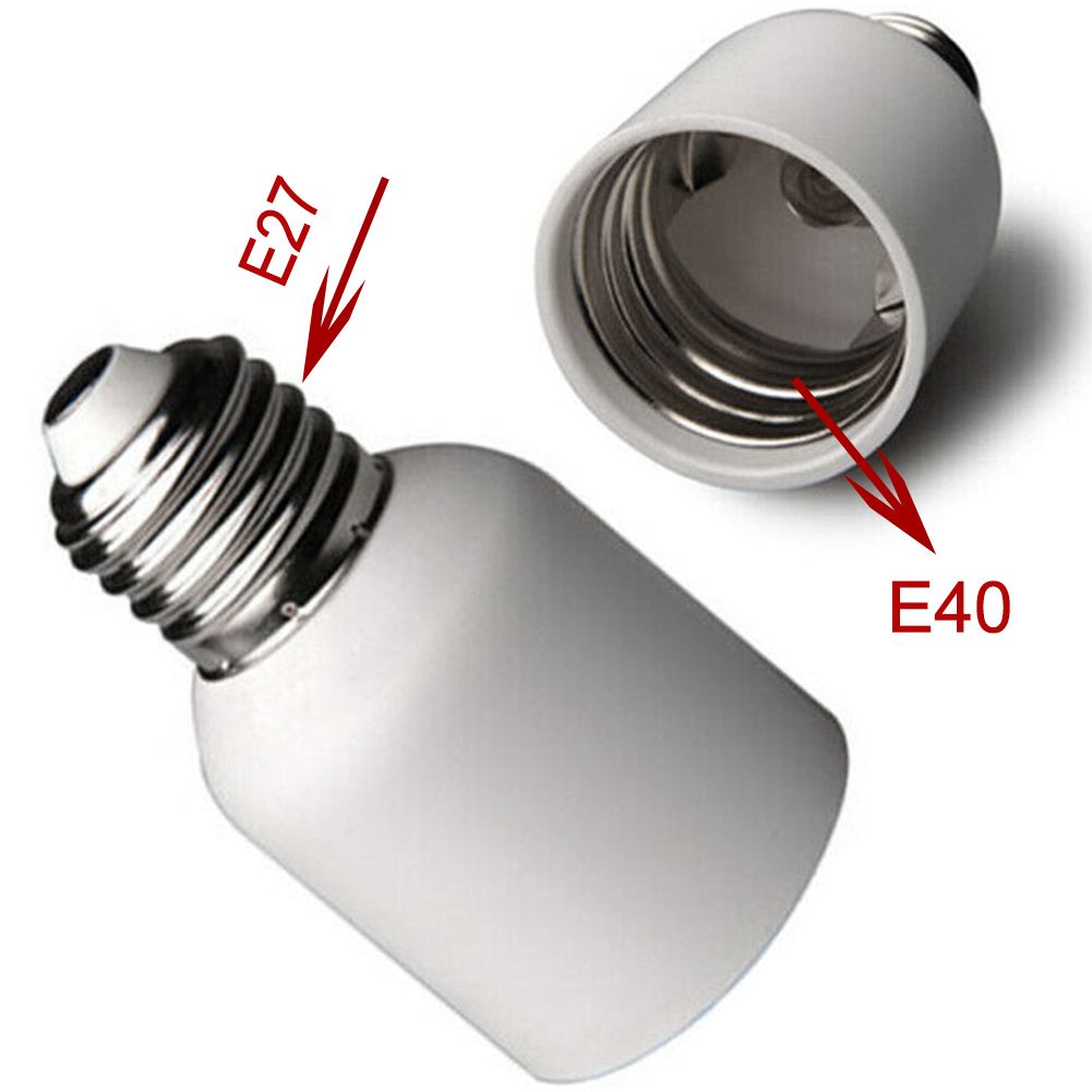 Adaptateur Convertisseur Douille Lampes de E27 A E40 Porte Lumière LED 230v 