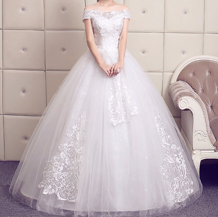 Compre Vestido De Novia Vestido De Novia Hombro Uno De Corea 2020 Nueva  Novia Blanco De La Manga Media Sencilla Princesa A 133,6 € Del Dreamweeding  | Es.Dhgate.Com