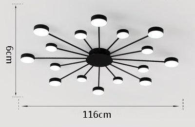 16 lights black