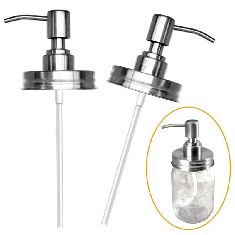 silver soap dispenser pump