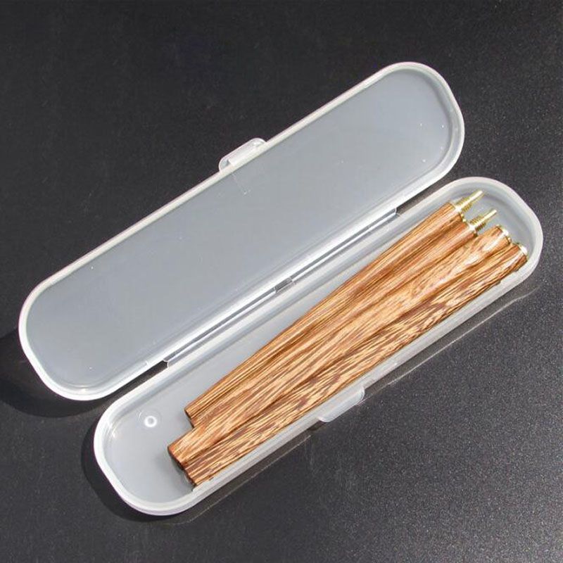 #1 LOVIVER Bastoni Cinesi In Legno Ebano Di Viaggio Portatile Con Sacchetto Per Picnic Allaperto 