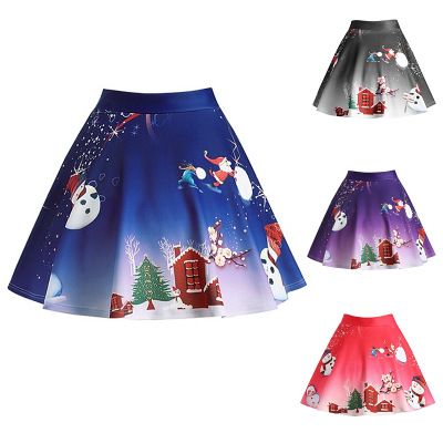 Vintage womens christmas skirt Clearance