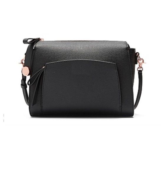 mimco shoulder bag black