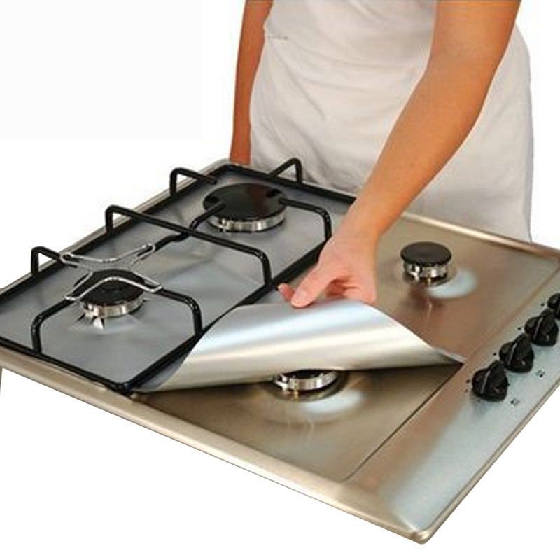 Gas Stove Protectors Reusable Gas Stove Burner Cover Liner Mat