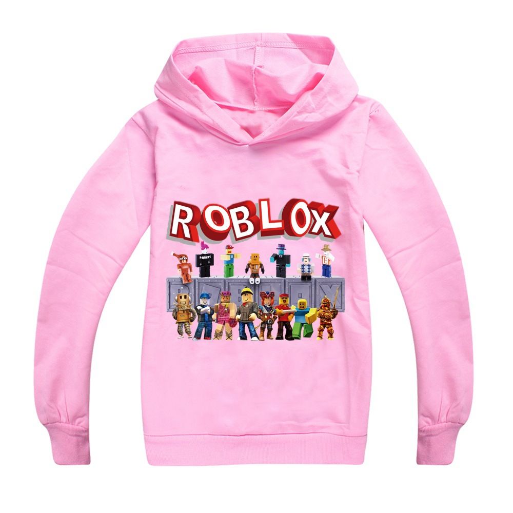 2020 Childrens Hooded Hooded Sweater Roblox Cartoon Big Boys And Girls Sweater Long Sleeve Childrens Hoodie H916 From Maigetrading 8 55 Dhgate Com - pink sweater roblox