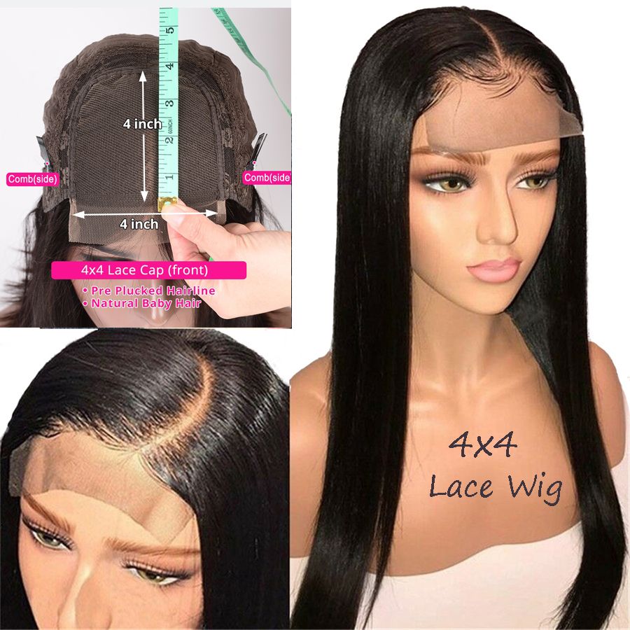 4x4 lace closure wigs