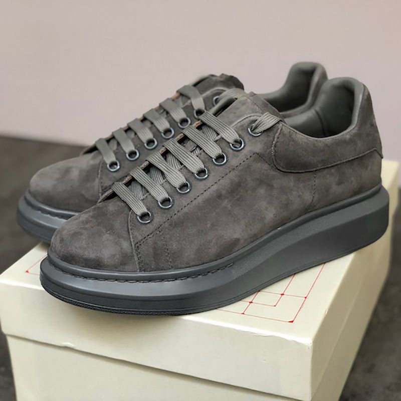 platform sneaker black suede leather