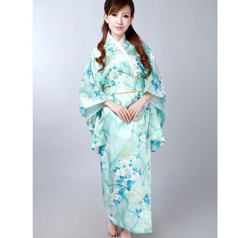 light blue kimono dress