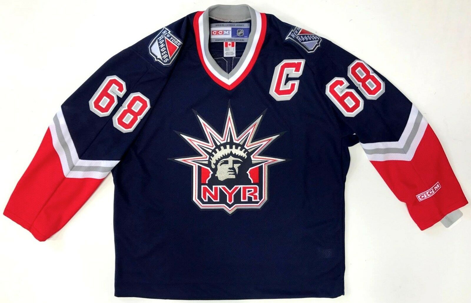 Wayne Gretzky New York Rangers Jersey Statue of Liberty