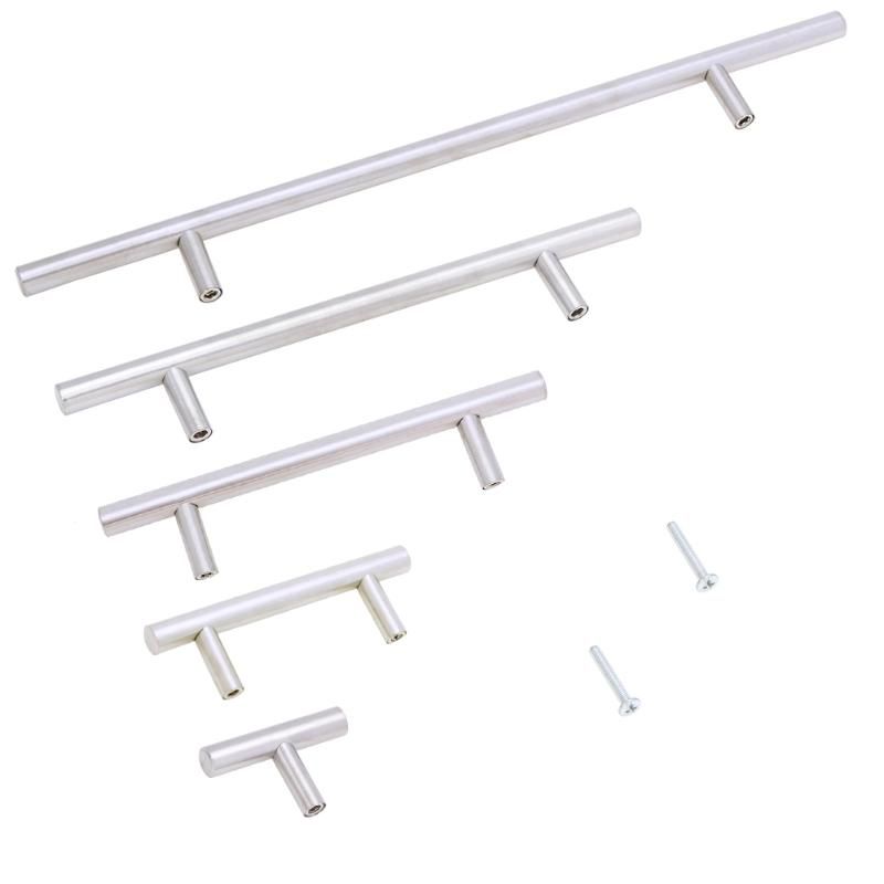 Hot Sale 50mm 500mm Stainless Steel T Bar Door Handle Cabinet