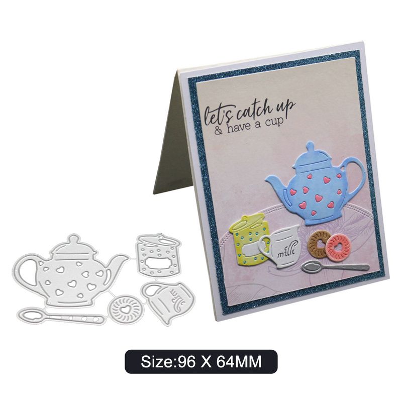 Teapot Metal Cutting Dies DIY Scrapbooking Photo Album Embossing Paper Card Cut