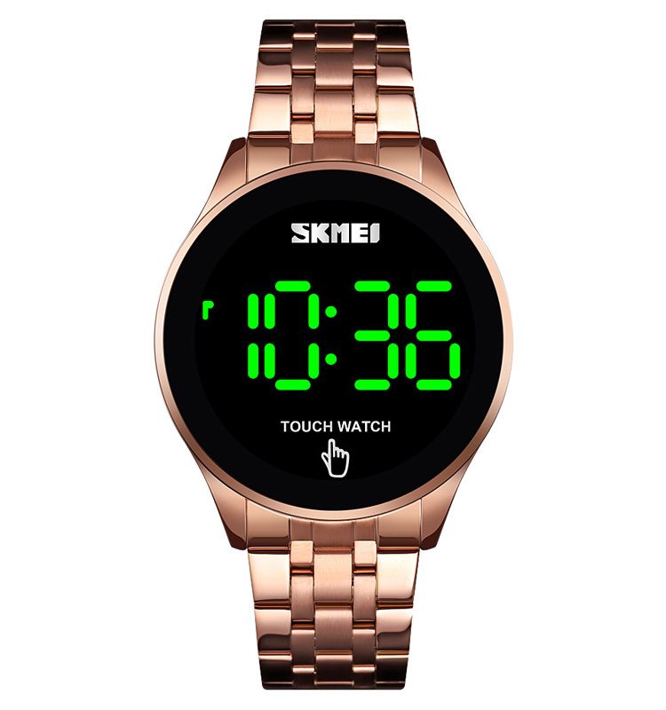 led watch steel