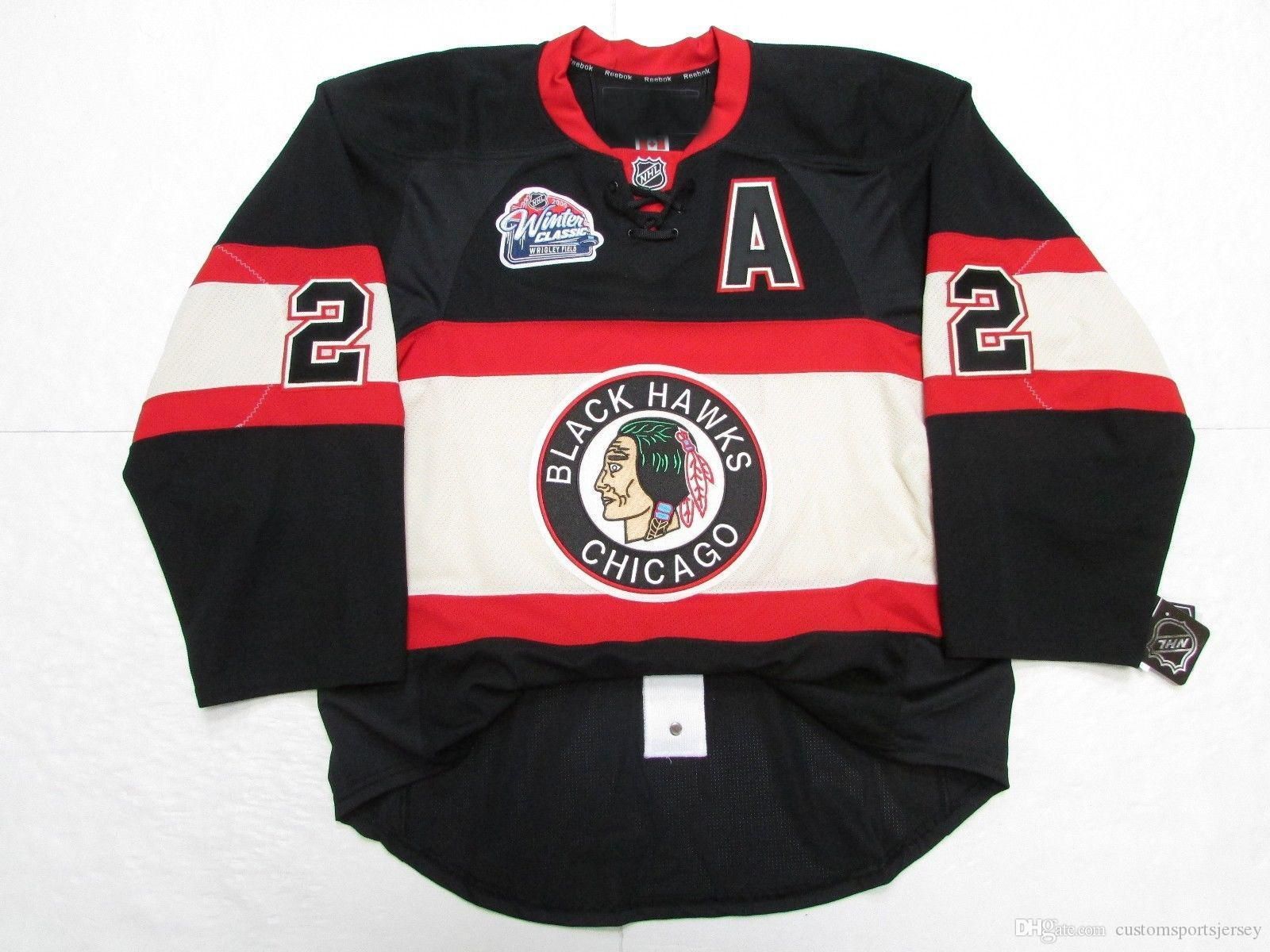 chicago blackhawks 2009 winter classic premier jersey