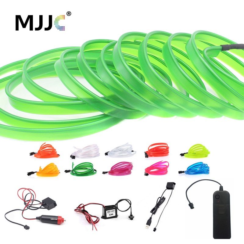 USB Plug String Strip Rope Tube Decor Custom Size Neon LED Light Glow EL Wire USB Plug String Strip Rope Tube Decor Custom Size Neon LED Light Glow EL Wire