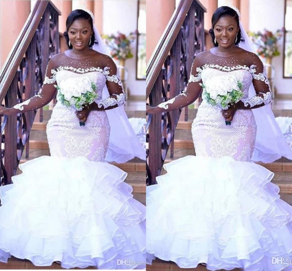 nigerian mermaid wedding dresses