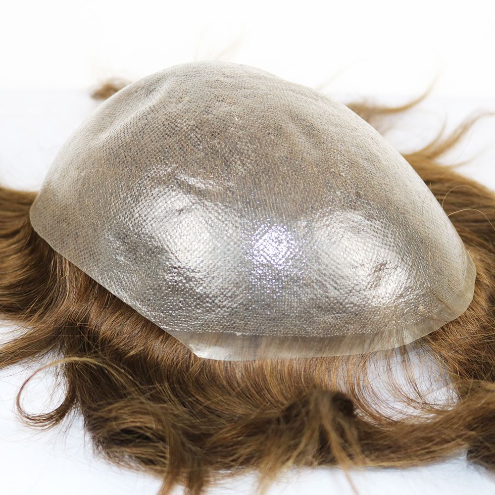 Transparent Super Thin Skin Non-surgical Men Remy Hair System Skin Toupee Hair Replacement System Men's Wig Transparent Super Thin Skin Non-surgical Men Remy Hair System Skin Toupee Hair Replacement System Men's Wig