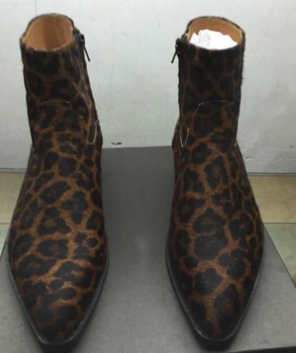 leopard print chelsea boots mens, Off 