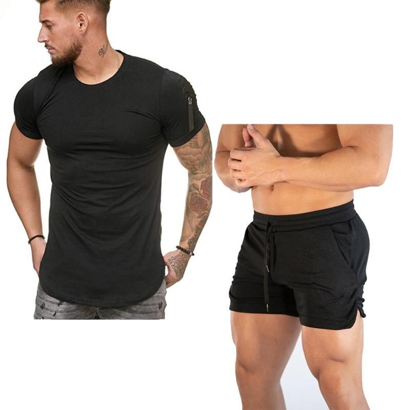 mens swim shorts and shirt