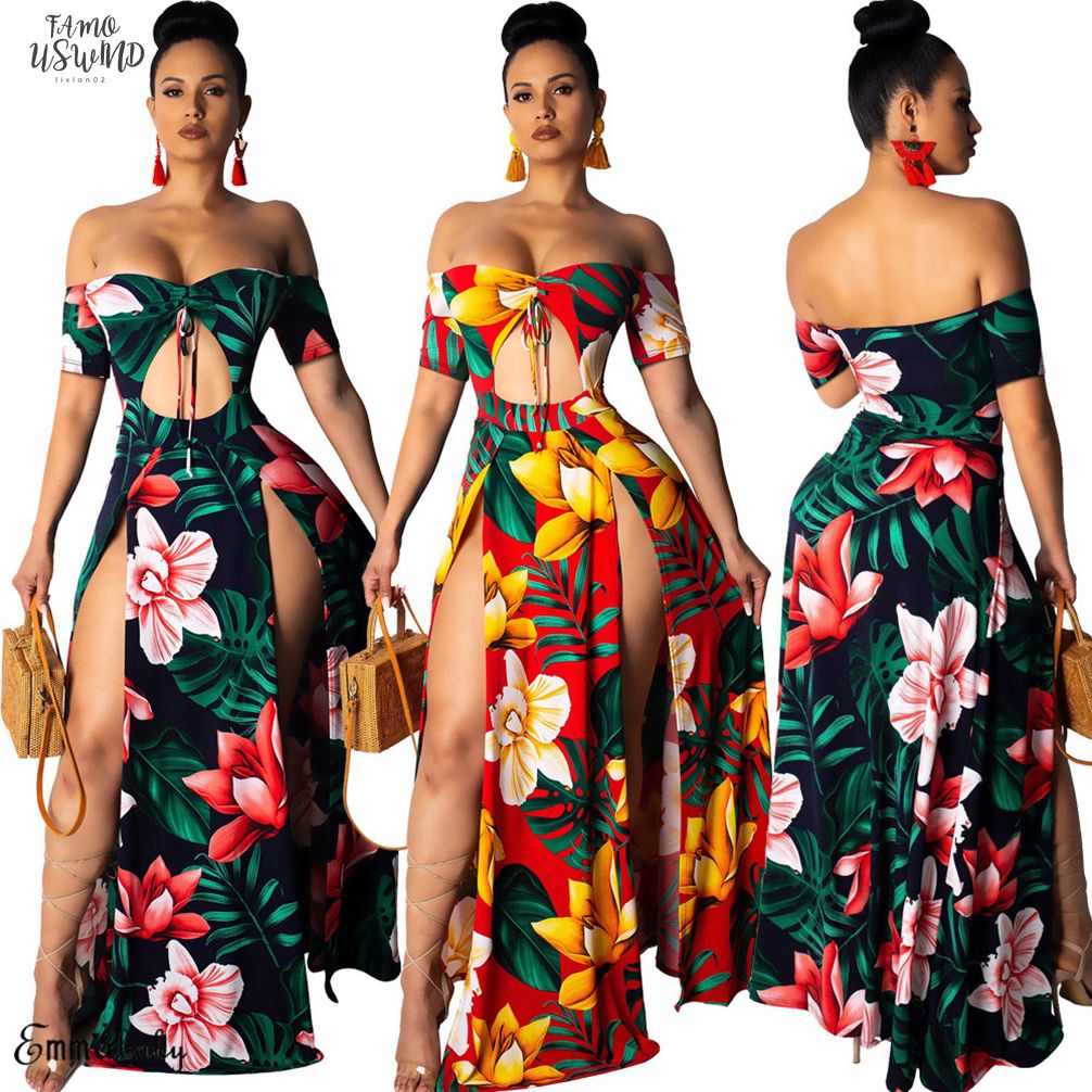 long sundress with short sleeves