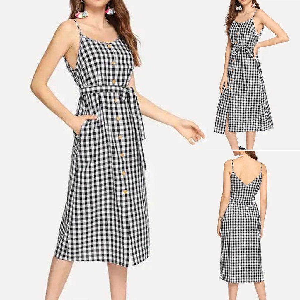 Cocote Verano 2020 Vestido niña Cuadros Rojos Fresa