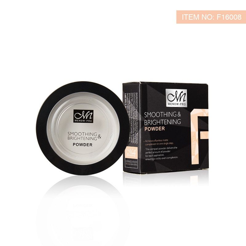white pressed powder