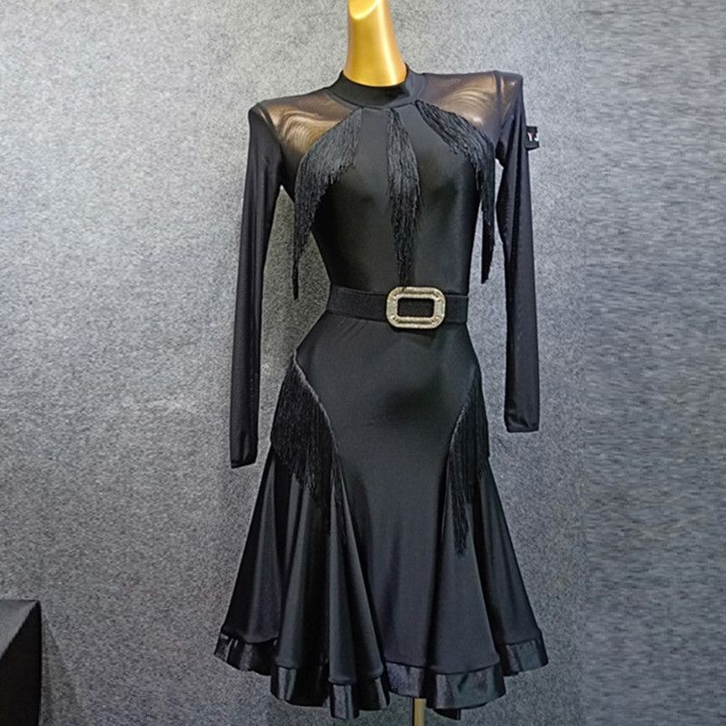 Compre Venta Al Por Mayor Salsa Vestidos De Baile Disfraz De Baile Latino  Para Mujer Dancewear Vestido Salsa Ropa Samba Disfraz Latinoamericano  Vestidos Tassel A 80,32 € Del Jiazhu | Es.Dhgate.Com