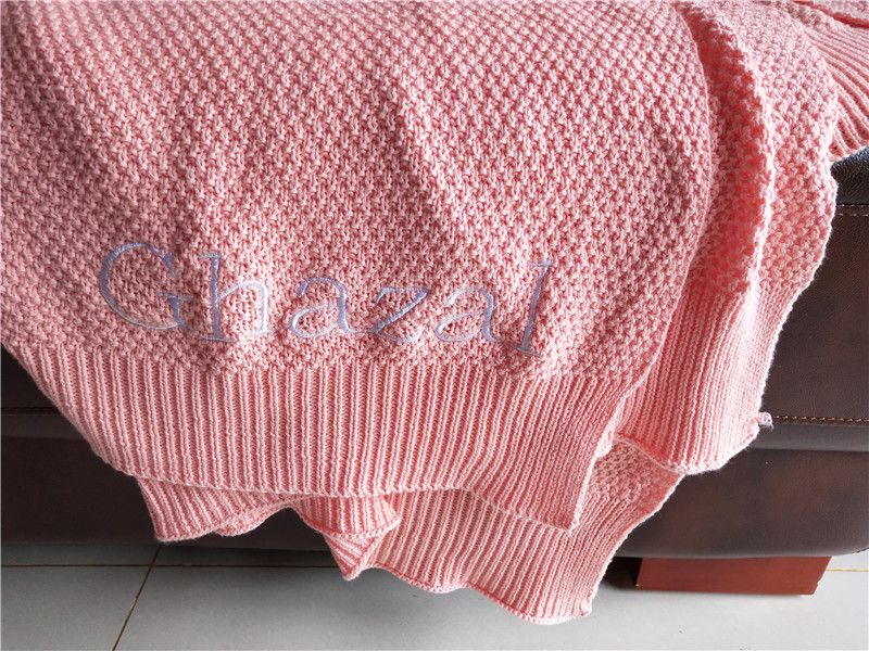 personalised baby swaddle wrap