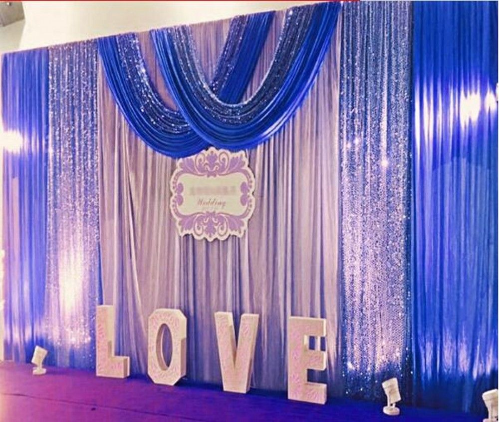 New Sequin Swags Wedding Backdrop Curtain Sequin Event Party Celebration Stage  Background Drapes Wall Marriage Stage Decoration From Packageseller, $98.5  | DHgate.Com