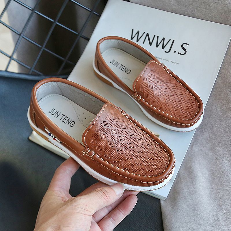 boys leather moccasins