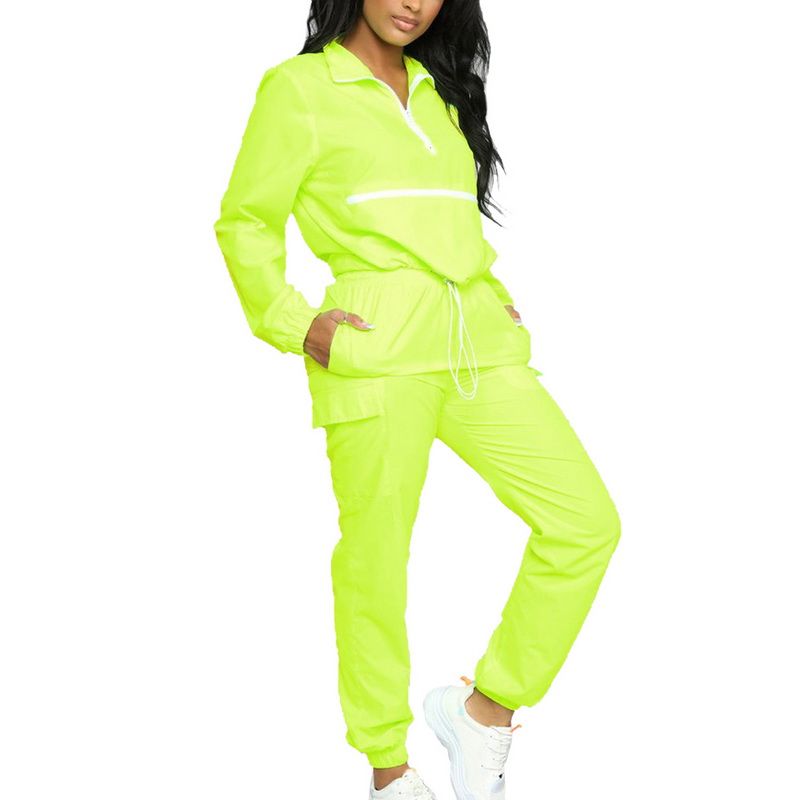 yellow workout outfit