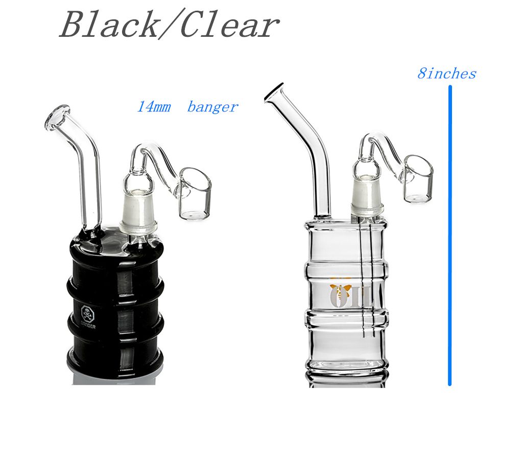 Mini Beaker Heady Bong Dab Rig Thick Bottom Bongs Dab Rig Banger Bowl