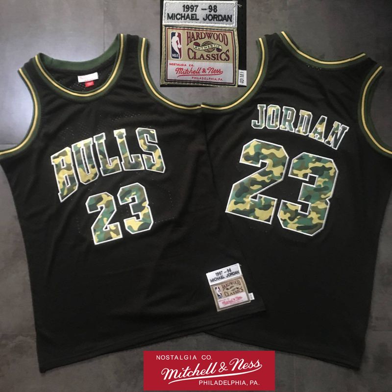 bulls jersey 23 black