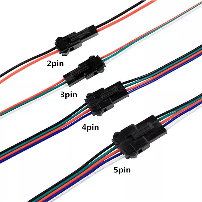 verbinder licht kabel rgb rgbw 4-5 draht adapter männlich weiblich