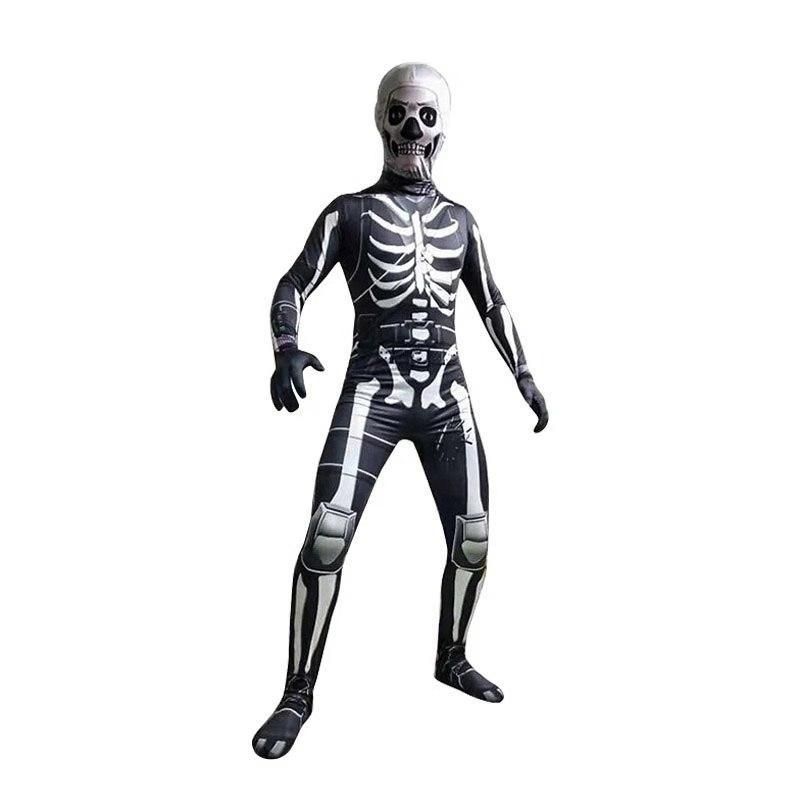 filósofo tono Campaña Quincena Skull Trooper Jumpsuit Fortnited Skull Trooper Juego de disfraces  de Cosplay Battle Royale Fiesta de