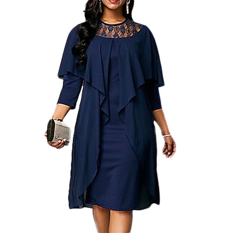 dress with shawl style