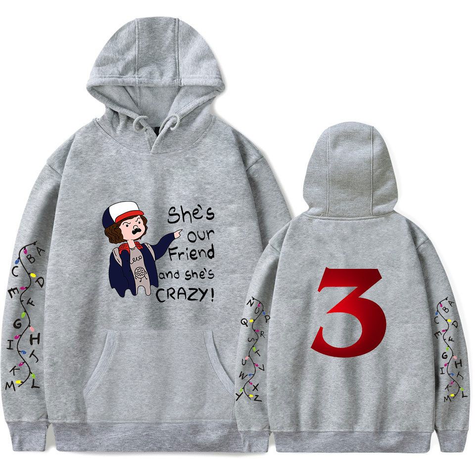 2019 Season 3 Stranger Things Hoodies Casual Sweatshirts Men Women