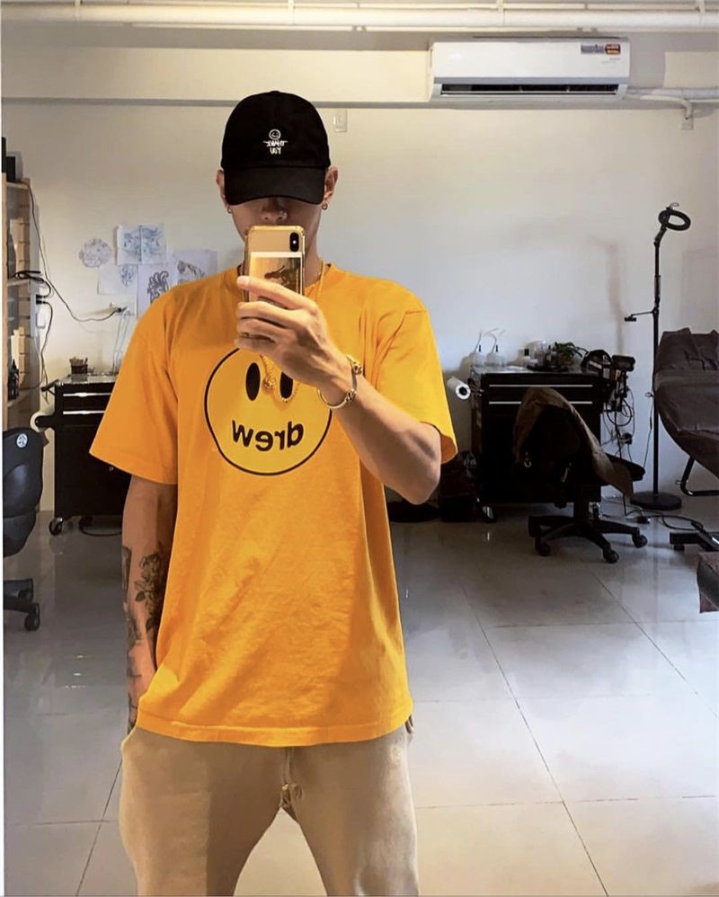 Drew house collection T-shirt,Short @justinbieber @drewhouse 🙂💯