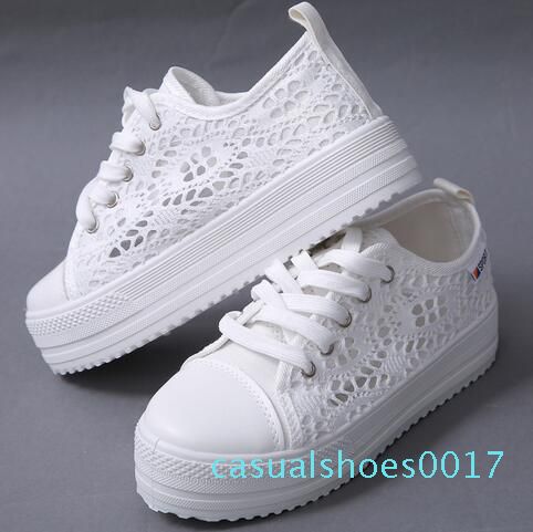satisfied Summer mesh Lace Hollow Breathable Shoes Linen Shoes