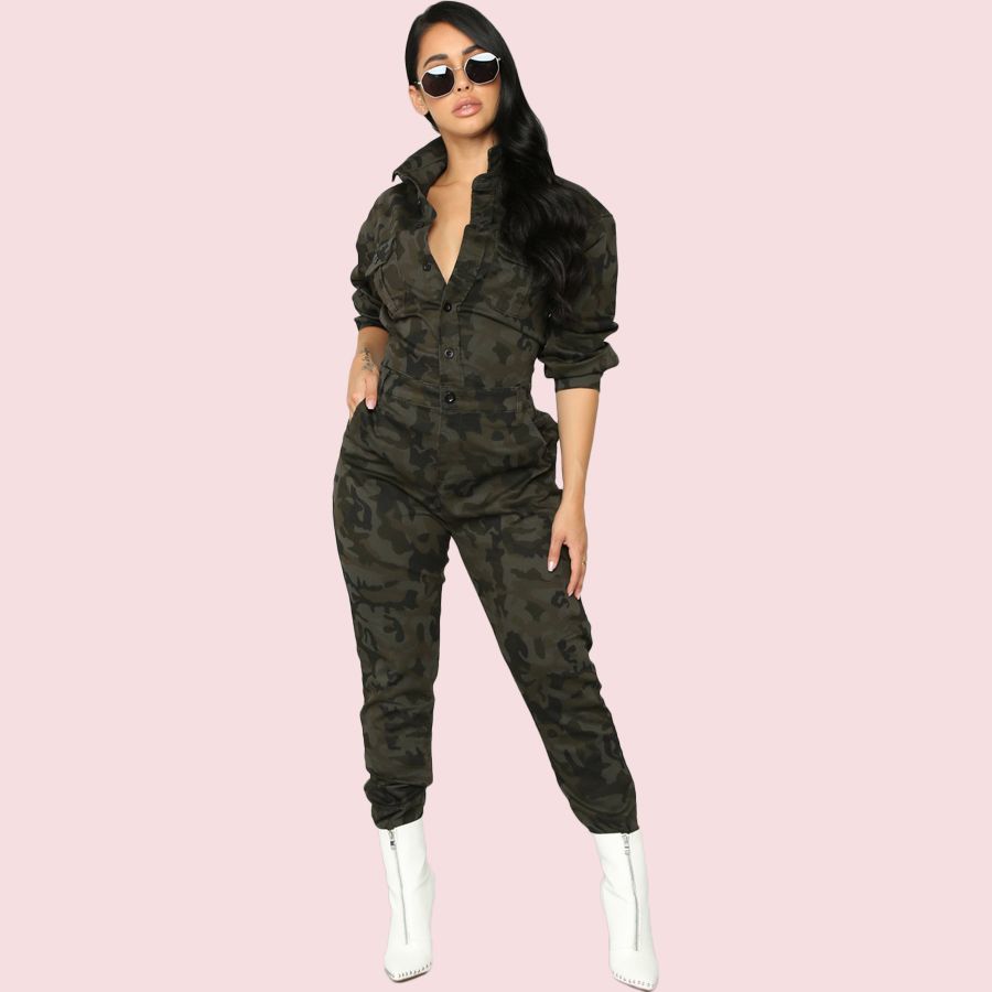 cargo jumpsuit womens