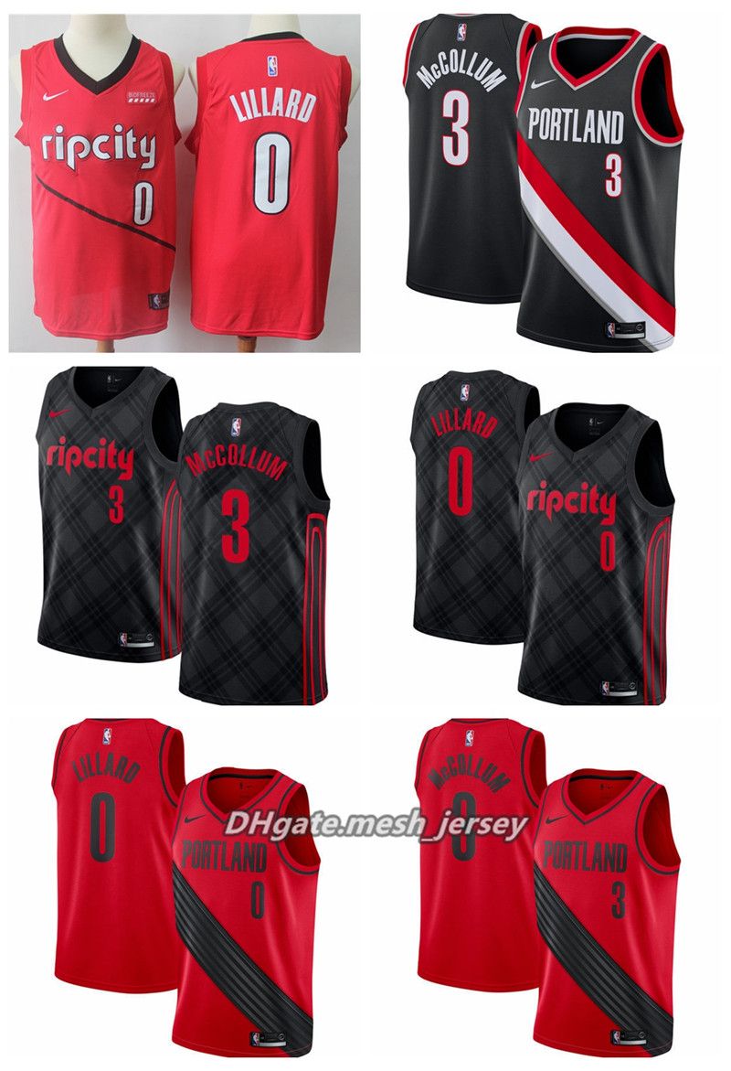 damian lillard stitched jersey