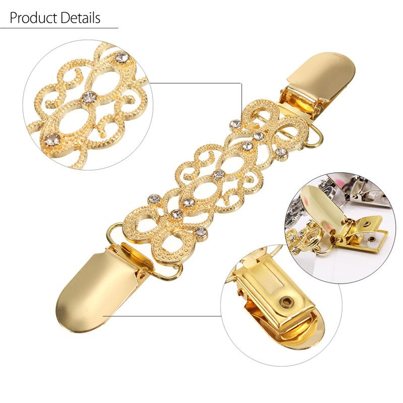 2020 Sweater Cardigan Clip Duck Mouth Clips Flexible Beaded Pearl Pin ...