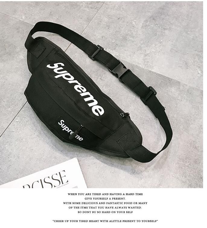 XXLSupreme Waist Bag Fashion Unisex Pack Fashion Waist Canvas 