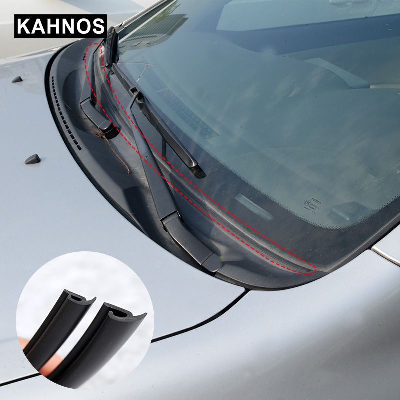 Trim Moulding Car Ageing Rubber Seal Panel Sealed Under Front Windshield