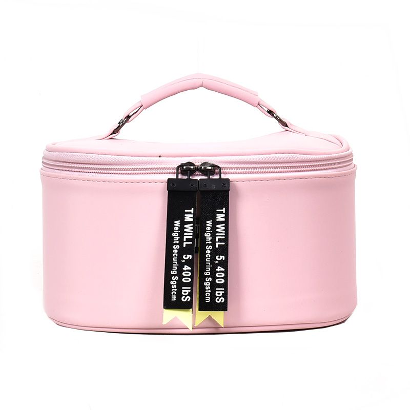 2020 Hot Selling Korean Fashion Women Cute Round Leather Cosmetic Cases