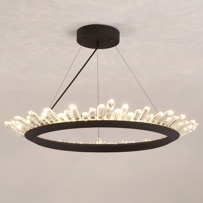 led contemporary chandeliers