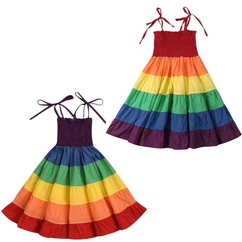 rainbow beach dress